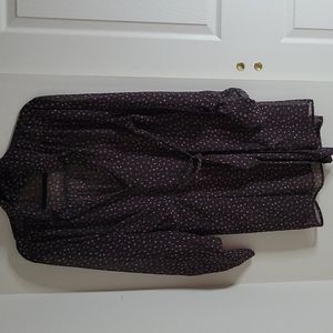 NWOT I Heart Ronson Floral tunic Wrap blouse